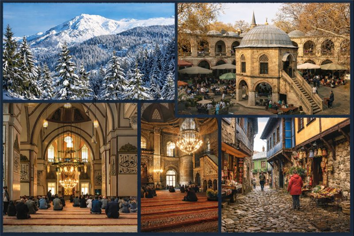 Bursa Şehrinin Sıcak Konforu, Uludağ’ın Beyazı, Hanların Ruhu ve Yeşilin Zarafeti