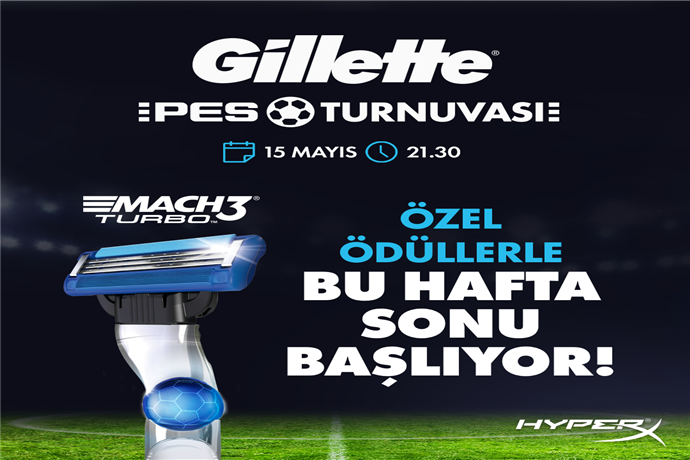 Ödüllü Gillette PES Turnuvası başlıyor  