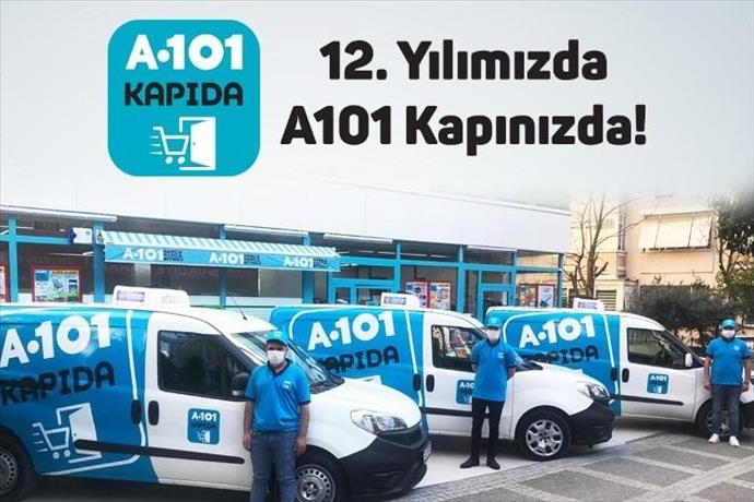 A101  12. yılında teslimatı evlere taşıdı