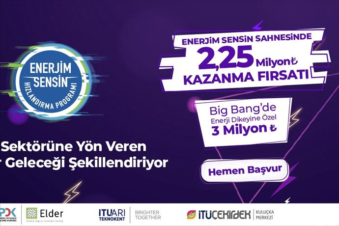 Enerjim Sensin Hızlandırma Programı, Enerji Girişimlerine 5,25 Milyon Tl Ödül Desteği Sunuyor