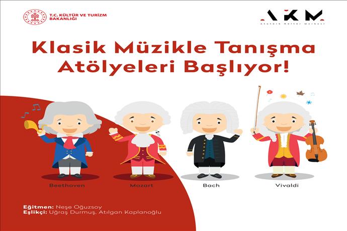 Çocuklar, Atatürk Kültür Merkezi Atölyeleriyle Klasik Müzikle Tanışacak