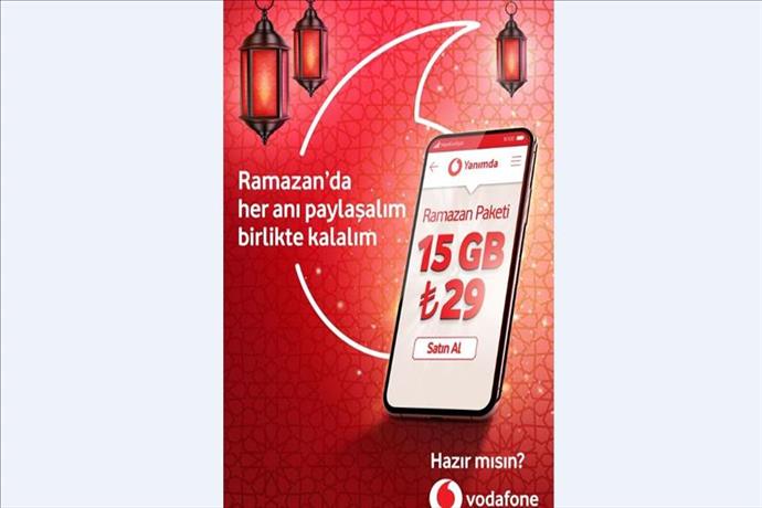 Vodafone'dan ramazan ayına özel ek paket