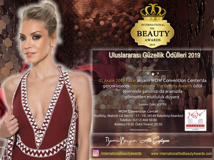 International The Beauty Awards, 1 Aralık'ta WoW Istanbul Hotel'de