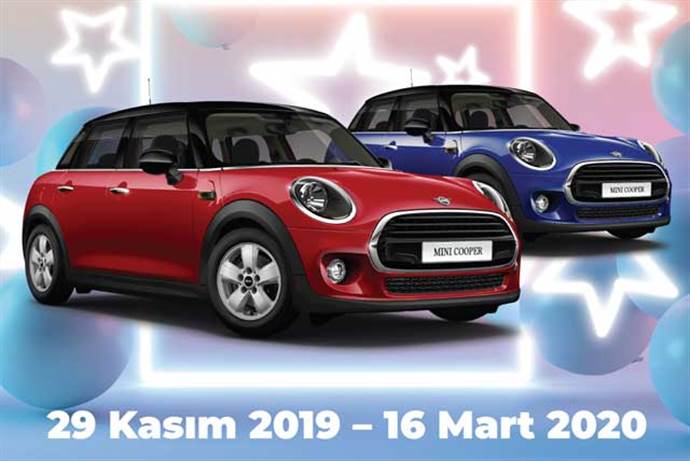 41 Burda AVM, iki adet Mini Cooper hediye ediyor