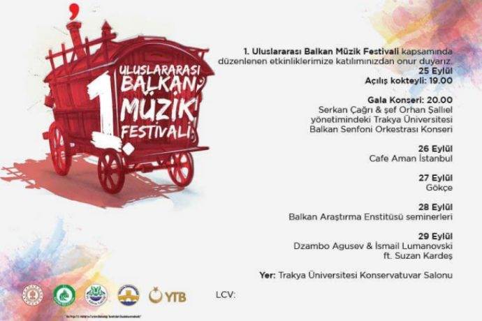 Uluslararası Balkan Müzik Festivali 25 Eylülde başlıyor!