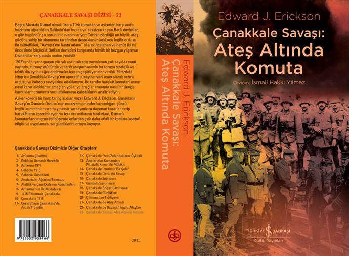 Çanakkale Savaşı'nın komuta kontrolü inceleyen kitap