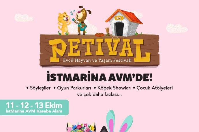 Petival Festivali İstMarina AVM'de 11 Ekim'de başlıyor