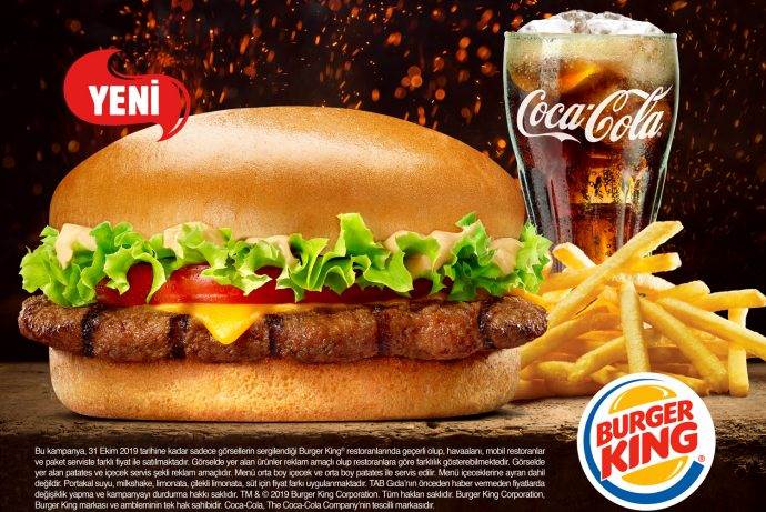 Burger King'den yeni lezzet: Kral Burger