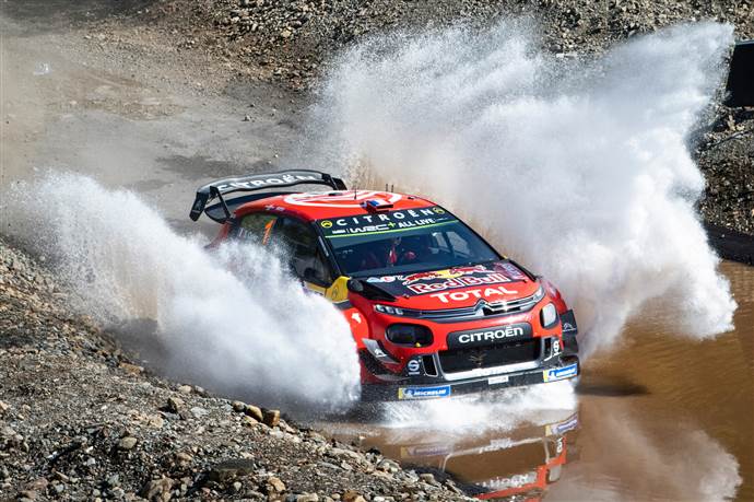 Türkiye Rallisinde ilk iki sıraya Citroën C3 WRC imza attı
