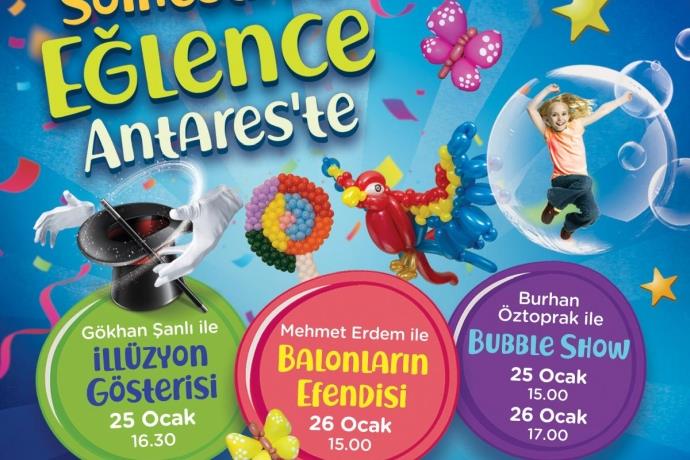 Antares'te 'İllüzyon Show' ve 'Balonların Efendisi' gösterisi  