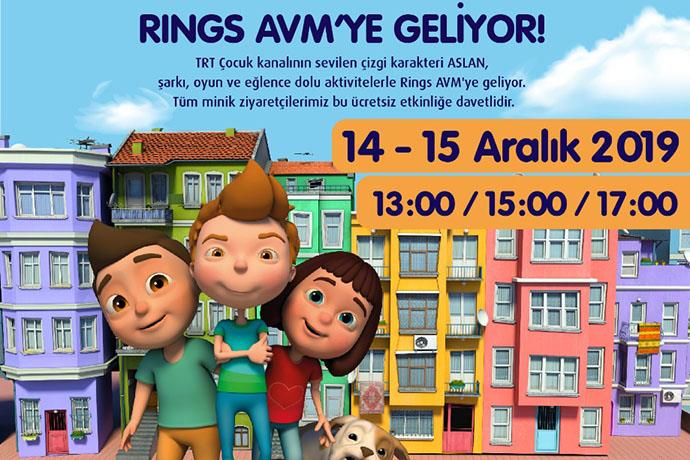 'Aslan' Rings AVM’ye geliyor