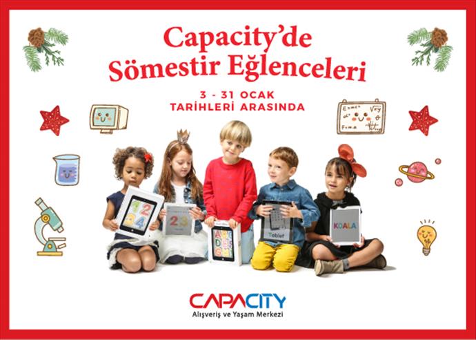 Capacity AVM'de sömestir atölyeleri başlıyor