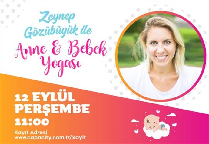 Capacity AVM'de Anne&Bebek Yogası devam ediyor