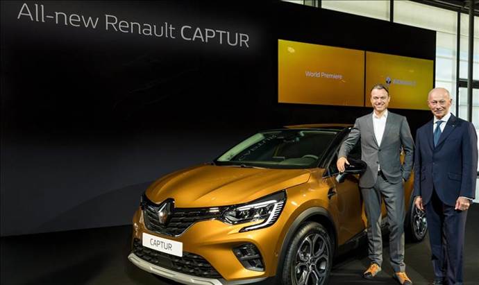  Renault, yeni Captur'u Frankfurt Otomobil Fuarı'nda  tanıttı