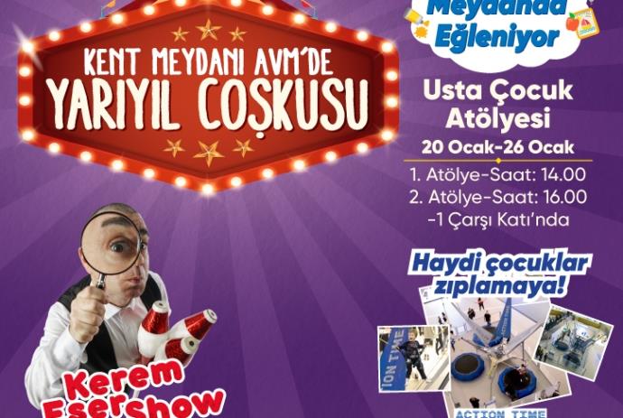 Kent Meydanı AVM'de yarıyıl coşkusu