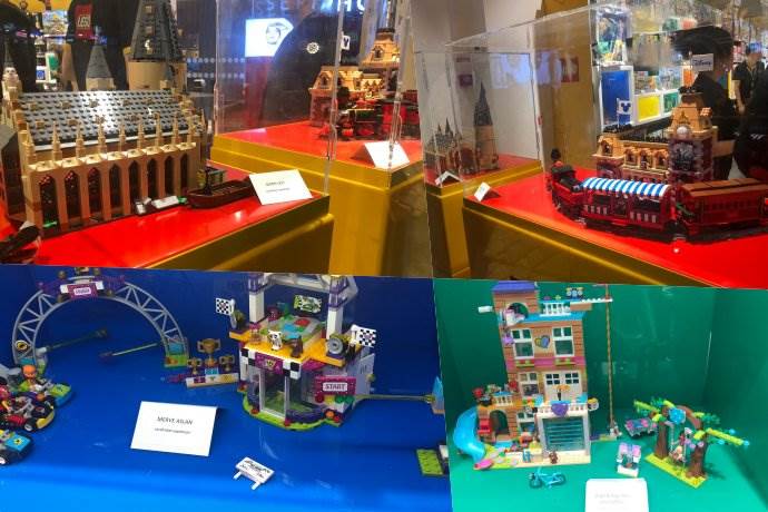 Lego müşterileri şaheserlerini mağazalarda sergiliyor