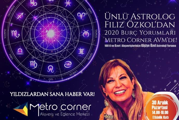Ünlü Astrolog Filiz Özkol, Metro Corner AVM’ye konuk oluyor