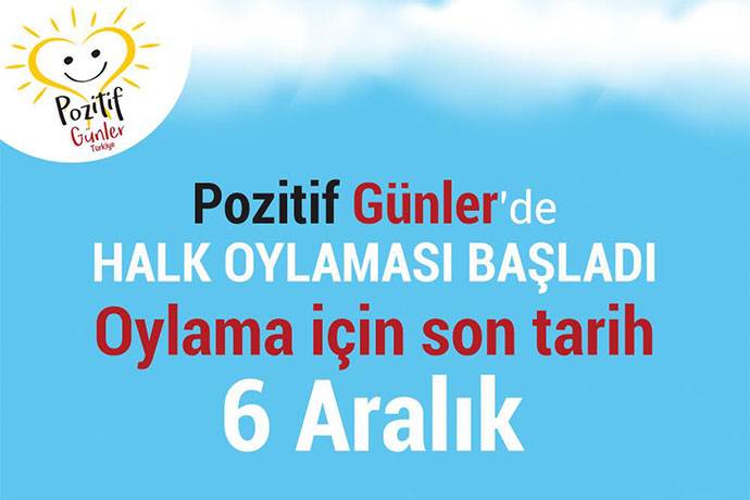 Pozitif Günler yarışması için halk oylaması başladı!