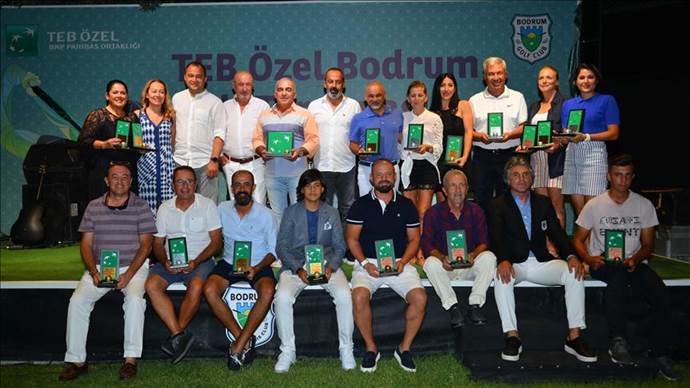 TEB Özel Bodrum Golf Turnuvasında 140 sporcu yarıştı