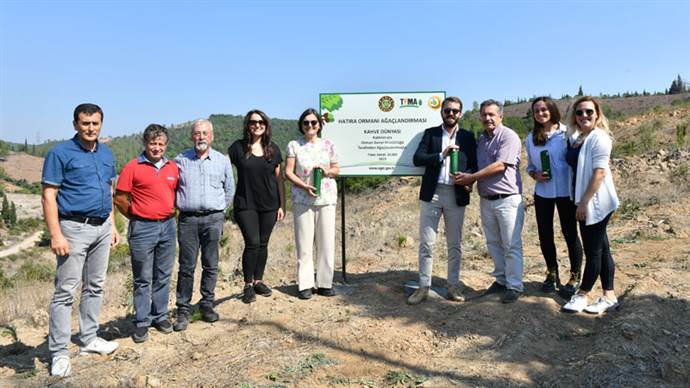 Kahve Dünyası ve TEMA Vakfı'ndan hatıra ormanı