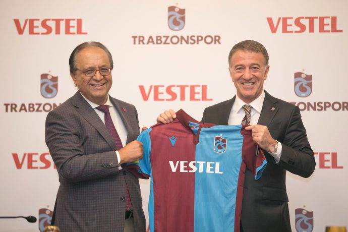 Vestel yeniden Trabzonspor’un forma ana sponsoru oldu