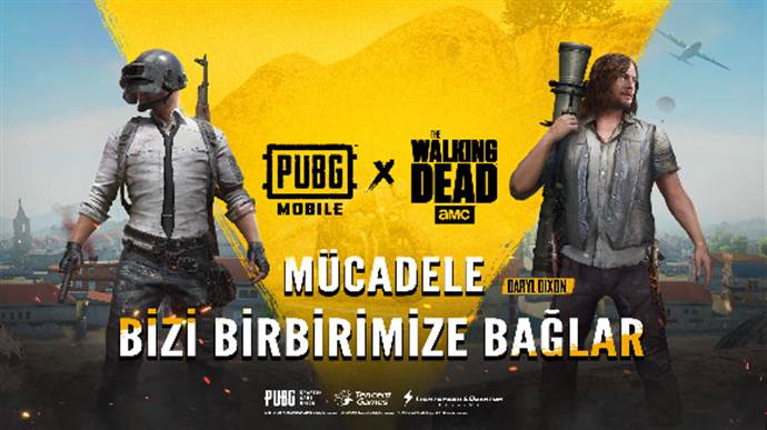  The Walking Dead karakterleri PUBG MOBILE’a geliyor!