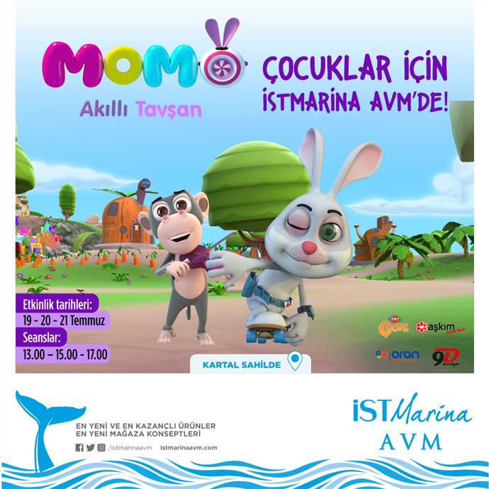 Akıllı Tavşan Momo İstMarina AVM’de