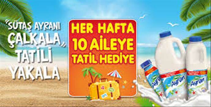 Sütaş Ayran’dan tatil çeki kampanyası