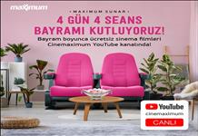  Cinemaximum Youtube kanalının bayram takvimi 