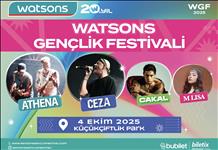 4. Watsons Gençlik Festivali 4 Ekim’de KüçükÇiftlik Park’ta!