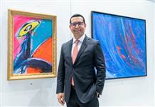 Ressam CEO Yurdaer Kahraman ilk kişisel sergisini açtı