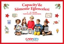 Capacity AVM'de sömestir atölyeleri başlıyor