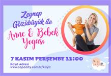  Capacity AVM’de Anne&Bebek Yogası seansları sürüyor
