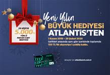 Atlantis AVM’den yeni yılda 20 kişiye 5000 TL