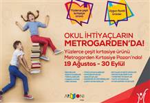 Metrogarden AVM'den Okula dönüş kampanyası