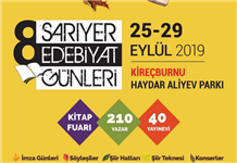 8. Sarıyer Edebiyat Günleri 25 Eylül'de başlıyor