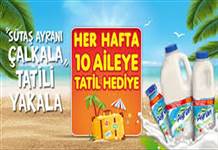 Sütaş Ayran’dan tatil çeki kampanyası